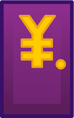 YenDoor logo of a purple door with yellow yen symbol